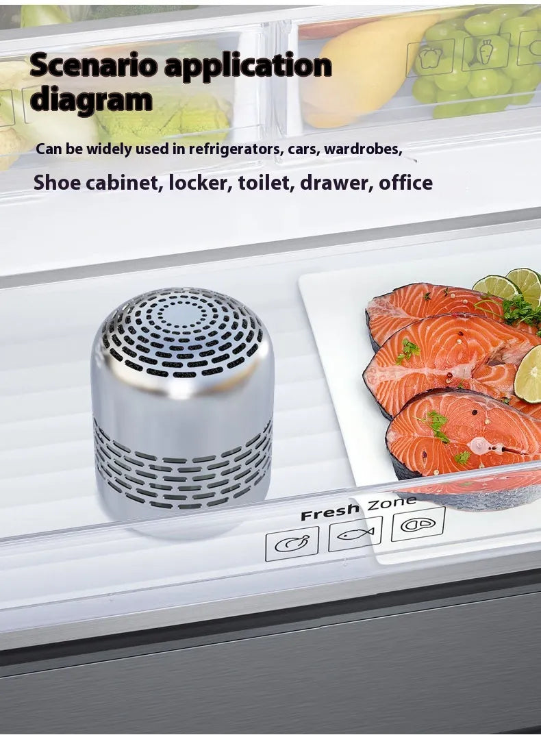 Sterilization And Odor Removal Mini Car Air Purifier